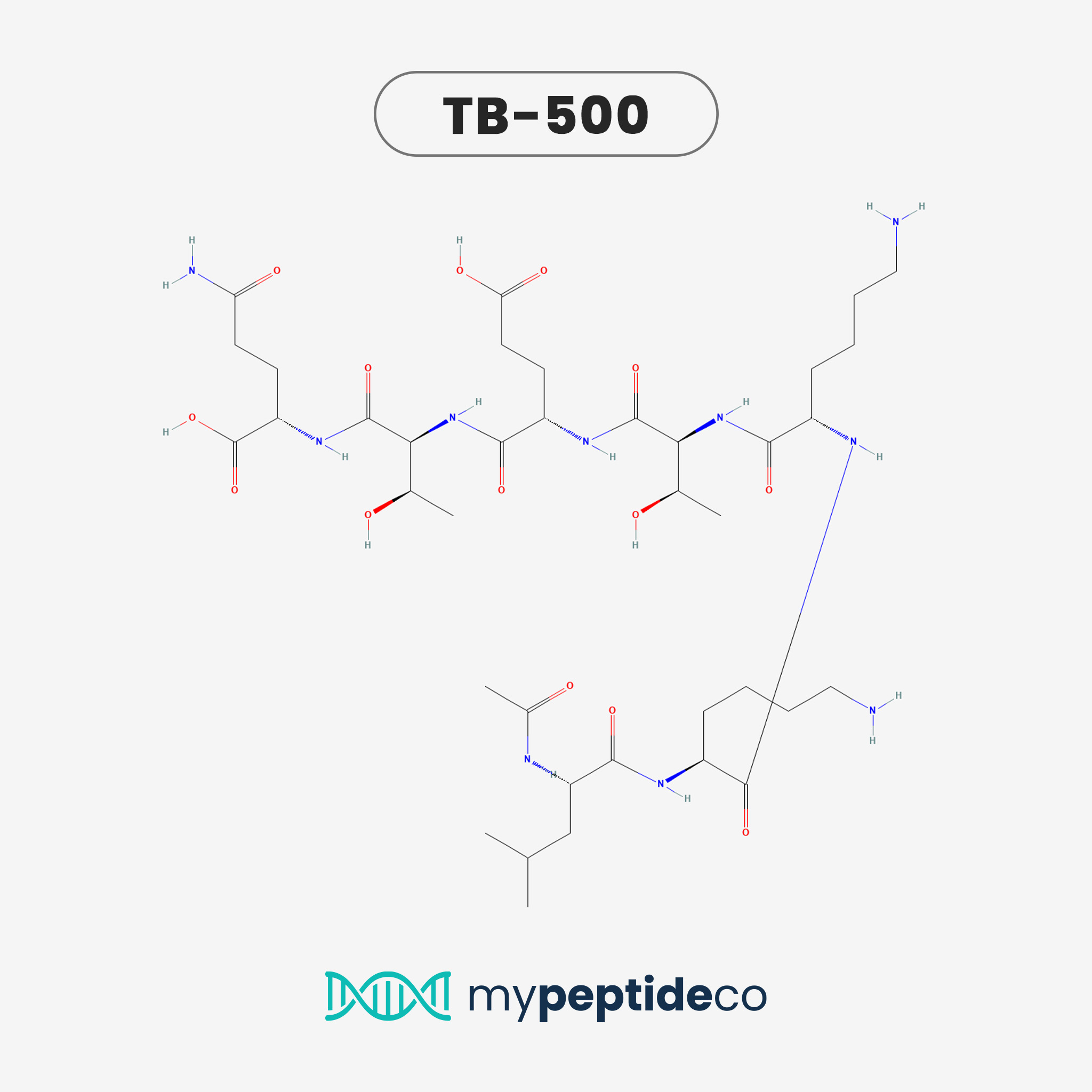 TB-500 — chemical structure