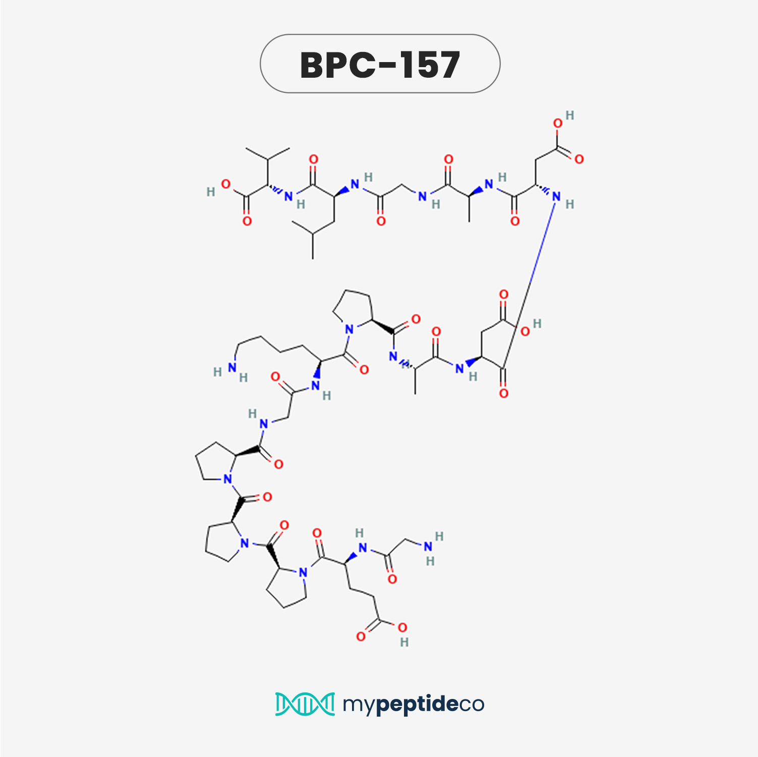 BPC-157 — chemical structure
