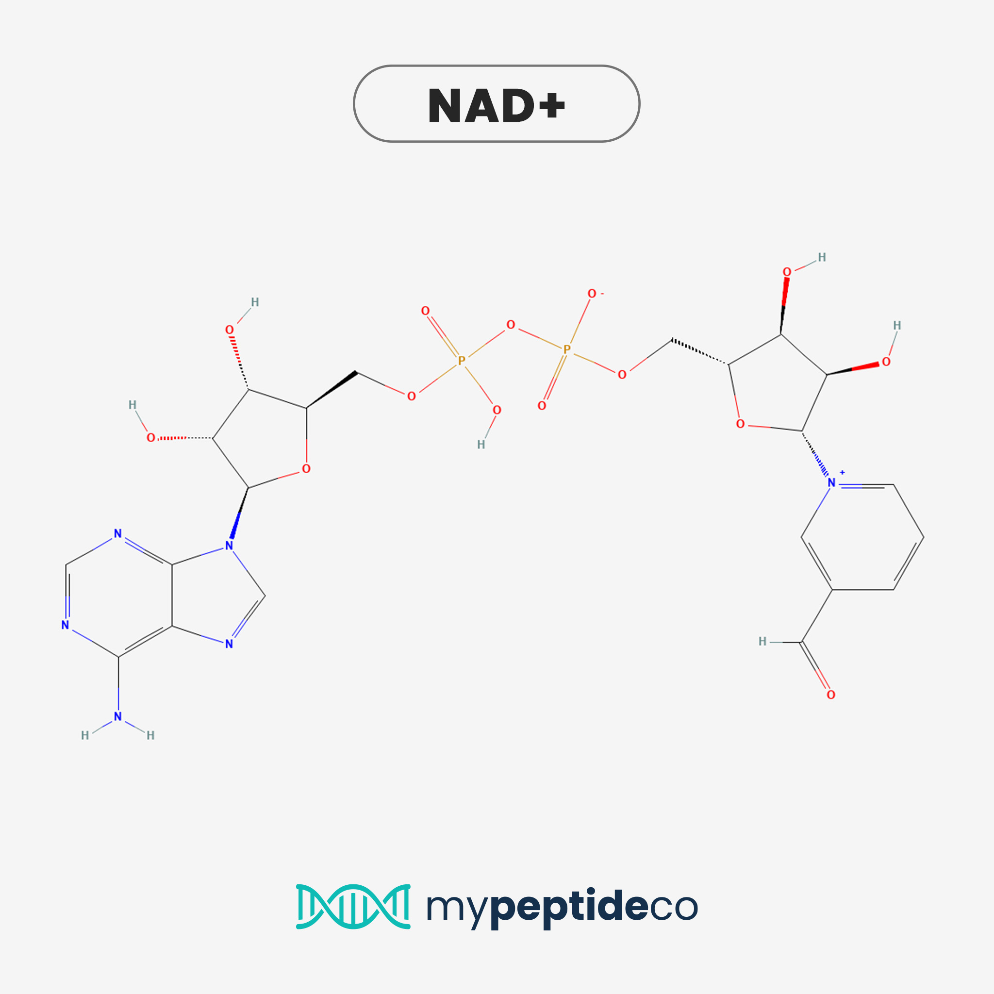 NAD (500 MG) - Nicotinamide Adenine Dinucleotide — chemical structure