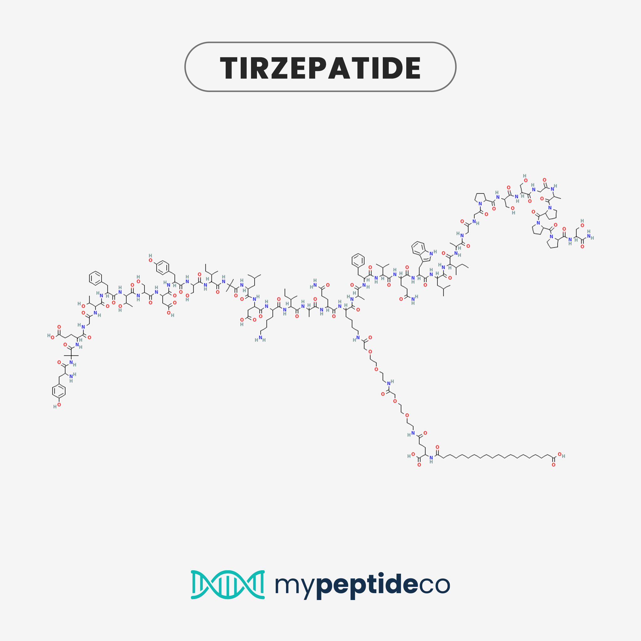 Mounjaro Tirzepatide 5MG — chemical structure